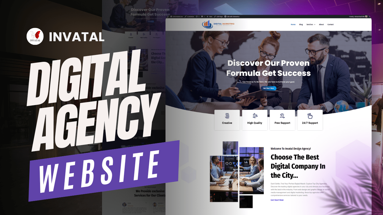 Make a Digital Agency Website